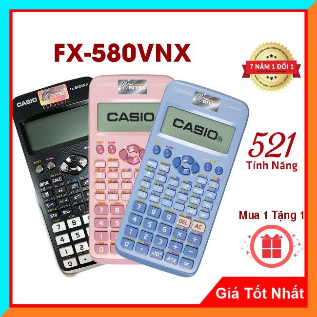 Máy Tính Casio FX 580VNX  Nhập Khẩu Thái Lan 521 Tính Năng Có Thể Chuyển Đổi Tiếng Việt