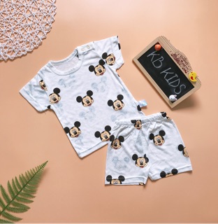 Combo đồ bộ mặc nhà cotton lưới