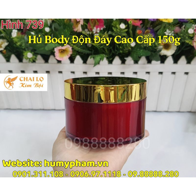 HỦ ĐỰNG KEM BODY CAO CẤP - Hủ Body Độn Đáy 150g