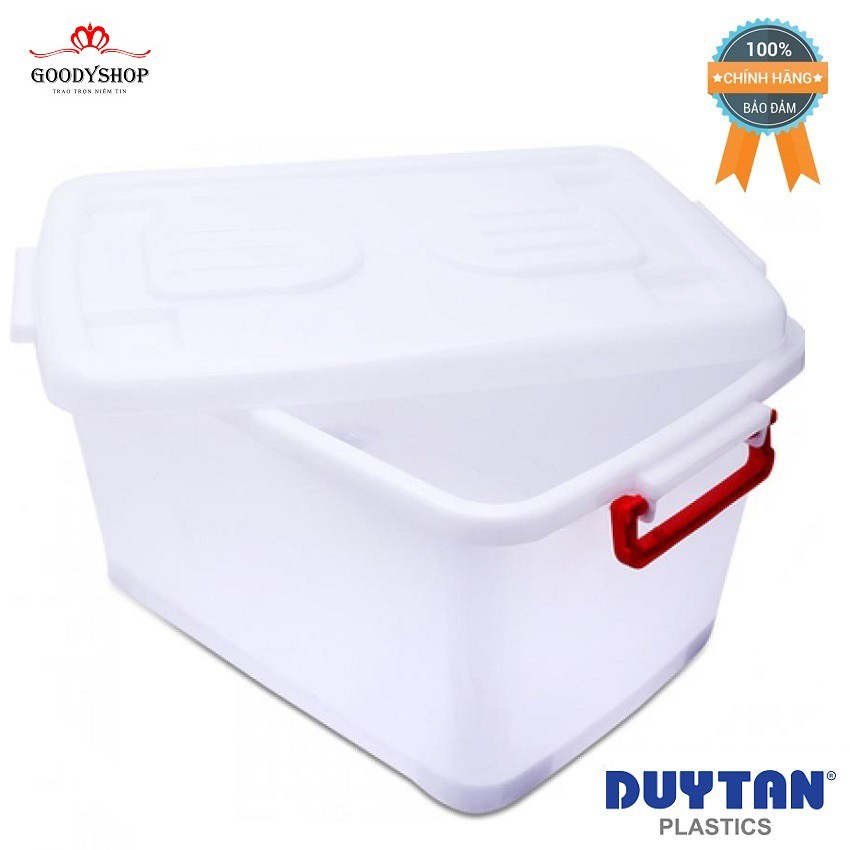 Thùng Nhựa Duy Tân Có Bánh Xe 15L (44 x 31 x 21 cm) No.74