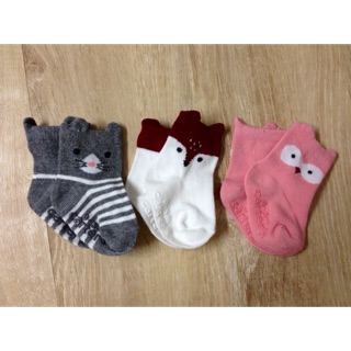 Set 3 tất carter cho bé gái 0-12m