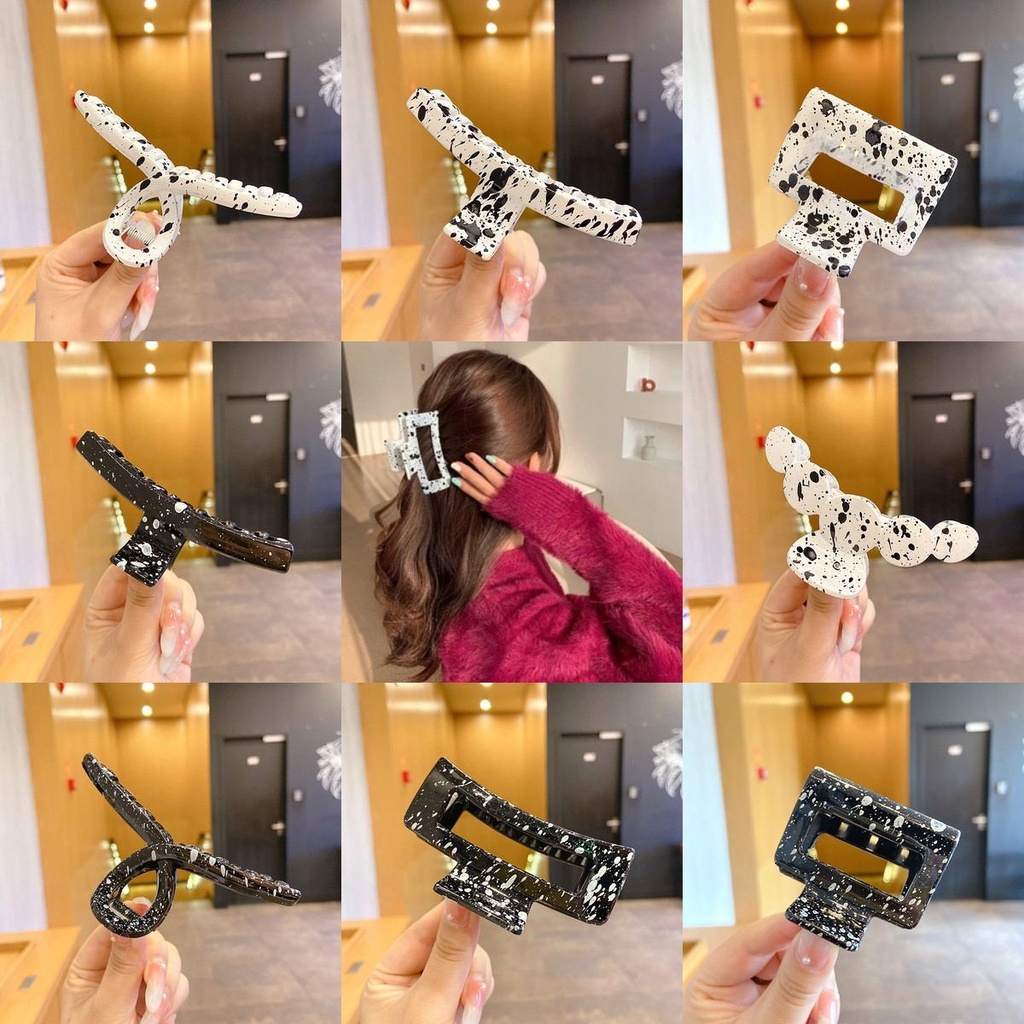 Kẹp tóc càng cua đơn giản thời trang phong cách Hàn Quốc