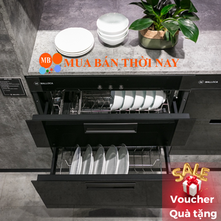 Máy sấy chén Malloca MSC 100A, máy sấy bát đĩa Chính hãng