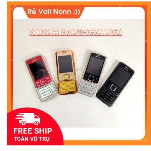 Nokia 6300 CHÍNH HÃNG máy cũ thay vỏ