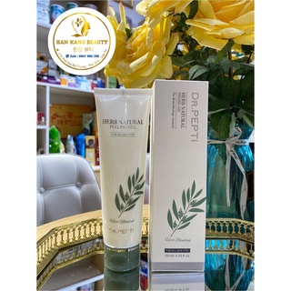 Tẩy Da Chết mịn và sáng da Dr. Pepti Herb Natural Peeling Gel 130ml