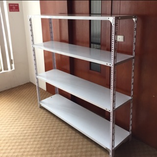 Kệ sắt v lỗ 4 tầng, cao 1m5, dài 1m5, rộng 30cm