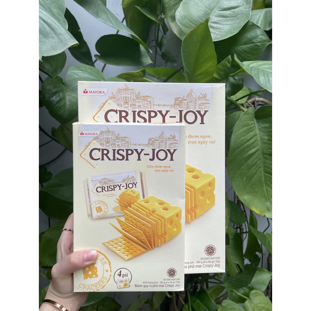 Bánh Quy Vị Phô Mai Crispy Joy (Hộp 180g)