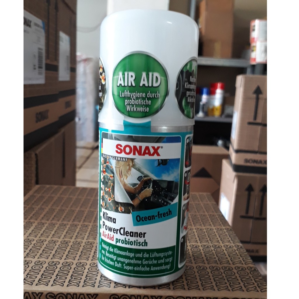 Sonax Car A/C Cleaner 323100– Chất khử mùi làm sạch dàn lạnh ( Điều Hòa ) xe dạng hơi dung tích 100ml