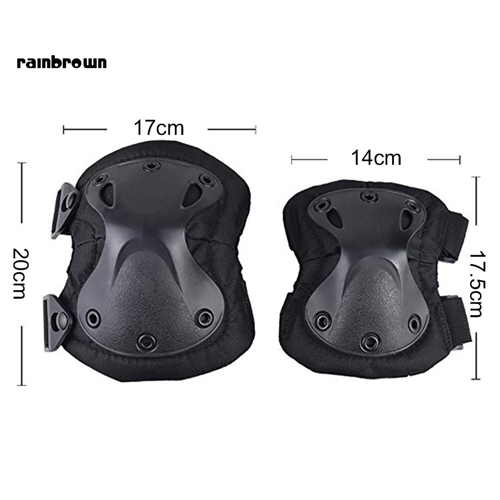 Bộ Giáp Bảo Vệ Khuỷu Tay Và Đầu Gối Chơi Thể Thao