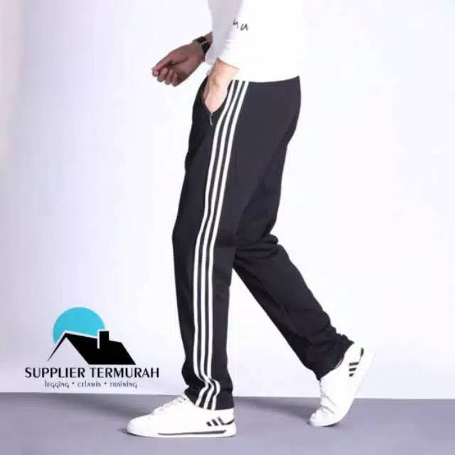 Quần Jogger Màu Trắng Đen Có Khóa Kéo Đôi Phong Cách Đường Phố