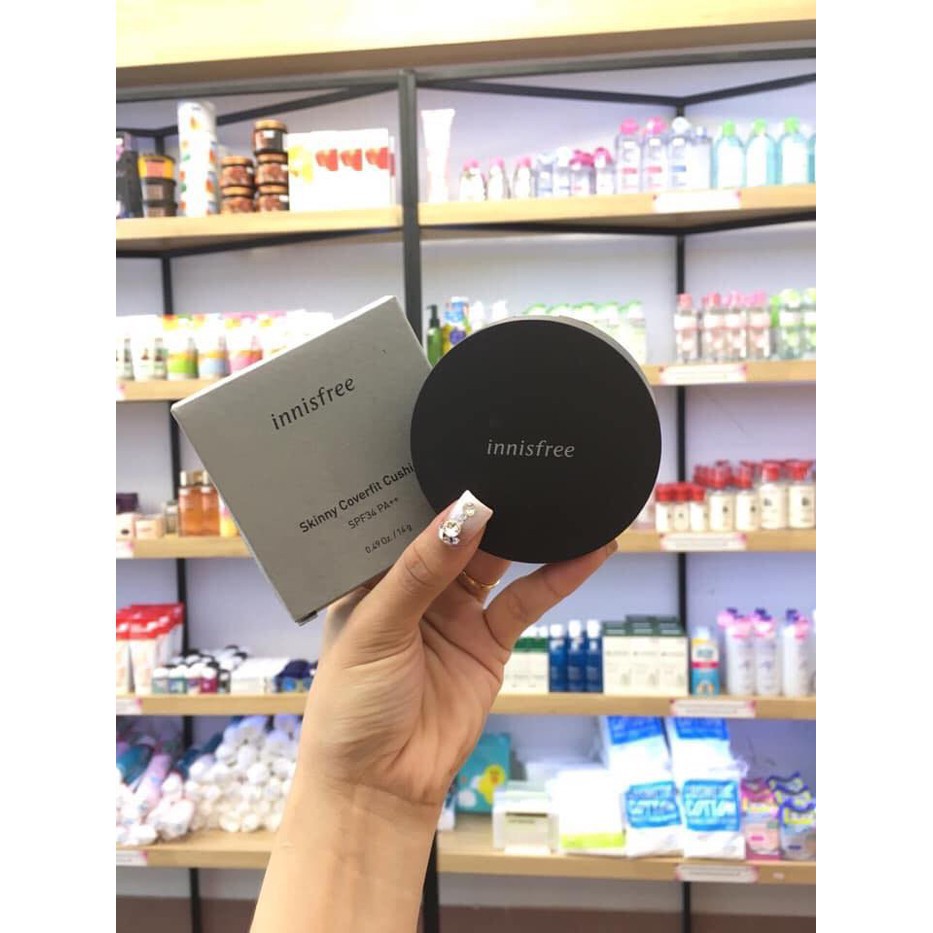 Phấn Nước Kiềm Dầu Innisfree Skinny Coverfit Cushion | BigBuy360 - bigbuy360.vn