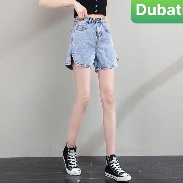 QUẦN SHORT SỌT JEAN LỬNG KIỂU NGỐ NỮ CHẤT BÒ XANH RÁCH MÉP LƯNG CAO NÂNG MÔNG HÀN QUỐC HOT MÙA HÈ DB-247 - DUBATI FAS