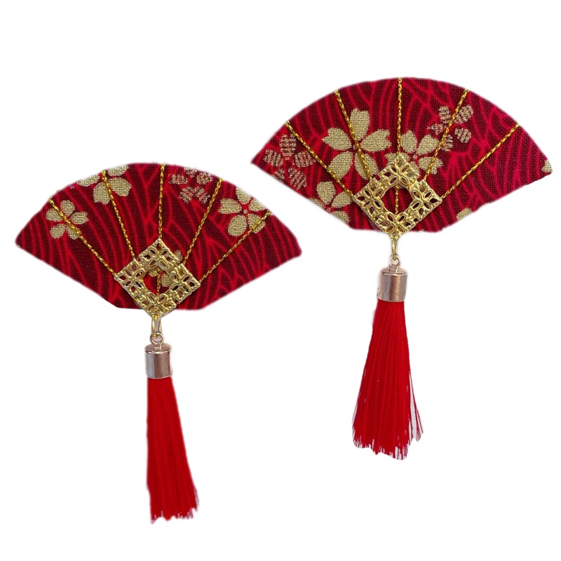 Kẹp Tóc Hình Quạt Ngắn Hóa Trang Halloween