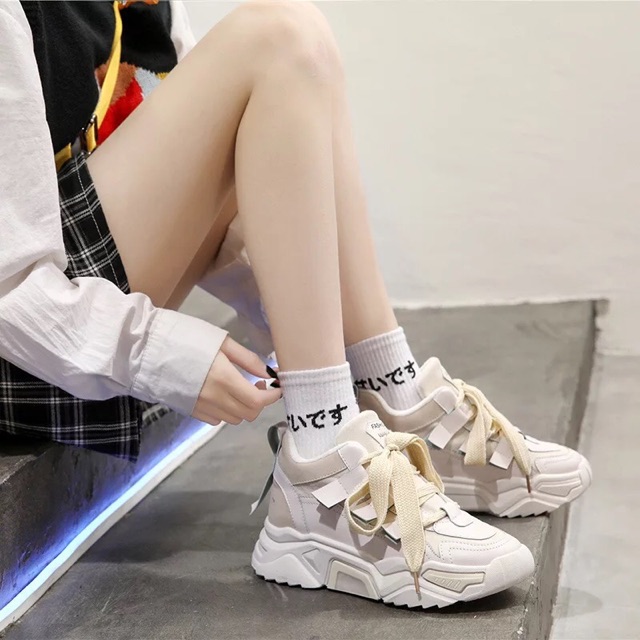 ] Giày ulzzang 2019 dây to 3 màu | BigBuy360 - bigbuy360.vn