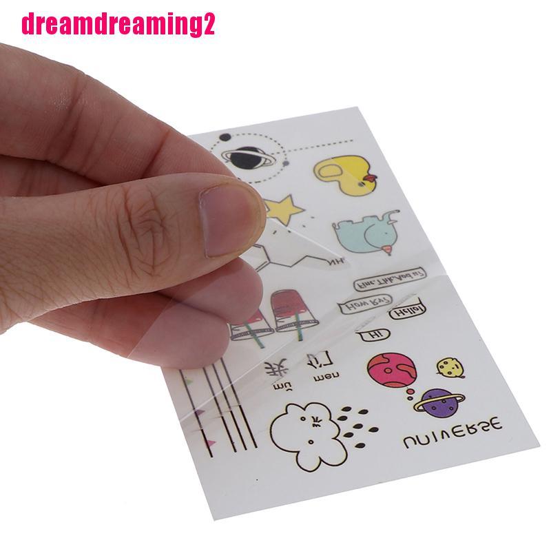Bộ 10 Tấm Hình Xăm Dán Thiết Kế Dễ Thương Thời Trang