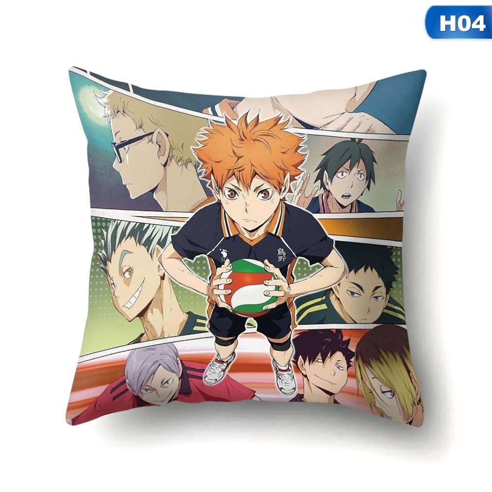 Vỏ Bọc Gối 17.7x17.7 Inch Inlife Zhizhong Haikyuu Shoyo Hinata