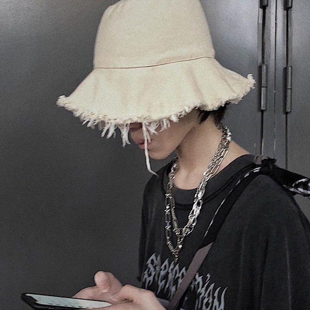 [Spot] Nón Bucket Vải Bạt Thời Trang Nhật Bản Cá Tính Unisex 20120