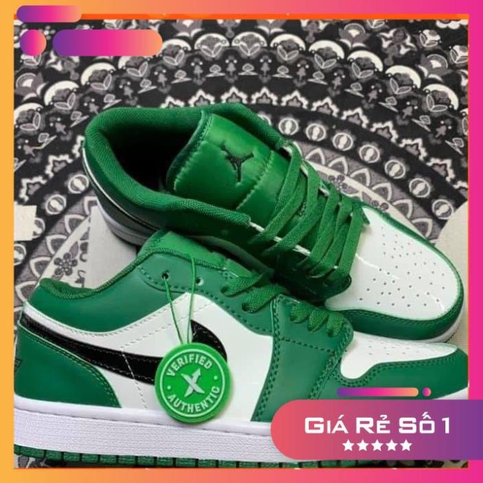 Giày Nike Air Jordan 1 Low Pine Green 👟 FREE SHIP, BAO ĐỔI SIZE 👟 Giày Sneaker Nam Nữ Cao Cấp, Thời Thượng, Đẳng Cấp