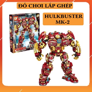 Đồ chơi lắp ráp kiểu lego mô hình super hero marvel avengers ironman model 76026 với 1450+ mảnh ghép