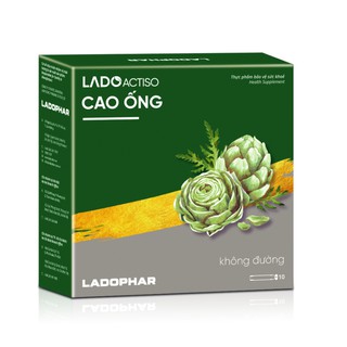 Ống uống Atiso Đà Lạt (không đường ) - Dược Lâm Đồng Ladophar