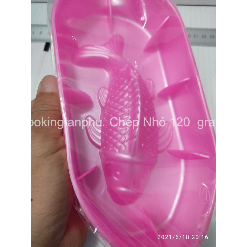 Khuôn  gõ  Bánh Dẻo - 120  gram - Hình Cá Chép