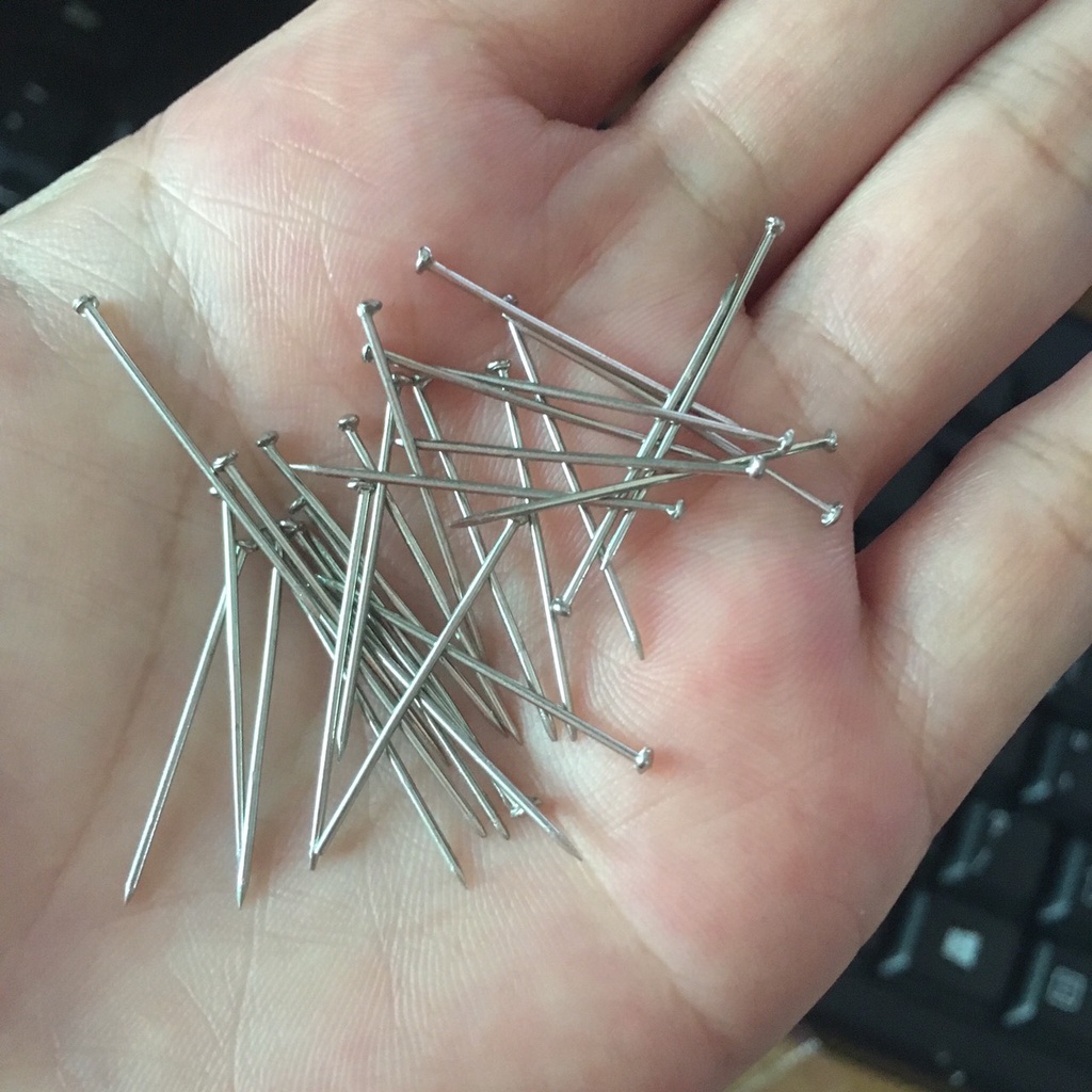 Gói 30 đinh ghim pins loại 2.5cm KLDX12G
