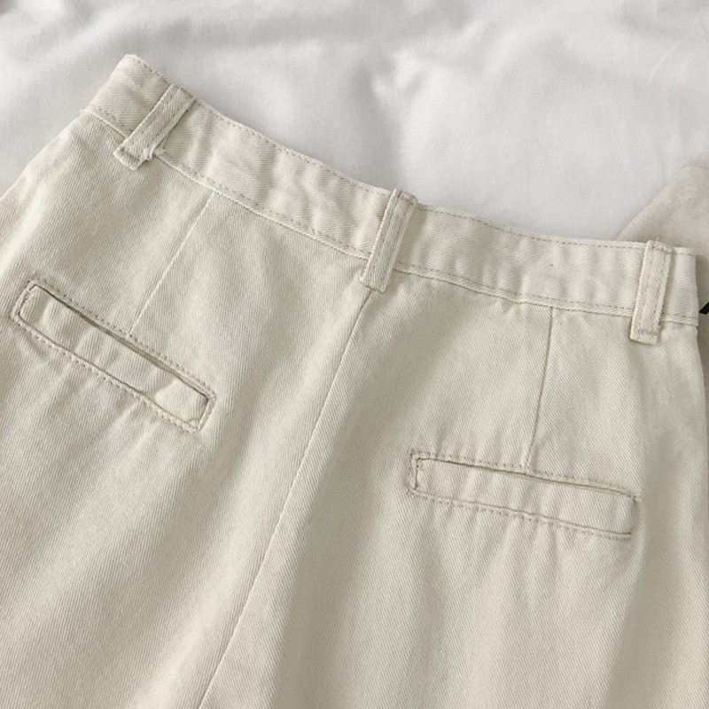 Quần Đùi Denim Lưng Cao Thời Trang Dành Cho Nữ | BigBuy360 - bigbuy360.vn