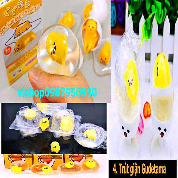 GUDETAMA SQUISHY TRỨNG BÓP TRÚT GIẬN  Edeli