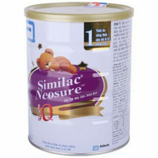 (Date 2020) Sữa Similac Neosure 850g cho trẻ nhẹ cân sinh non từ 0 - 12 tháng tuổi 