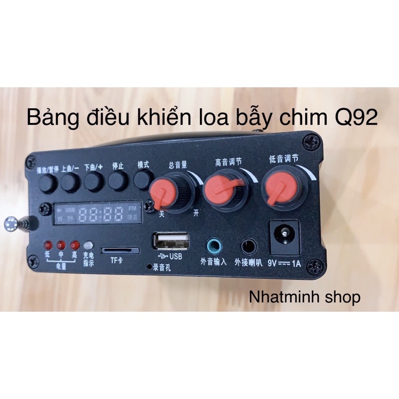 Loa trợ giảng Daile Q92( chuẩn pin đôi daile có hình phía trên)