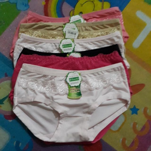 Quần lót cotton phối ren