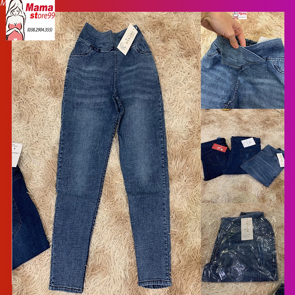 Quần Bầu Công Sở Cạp Chéo. Quần Jean Bầu Thời Trang Loại 1 Mềm, Co Giãn Size Từ 38 Đến Dưới 72kg HN0135 Mama Store99