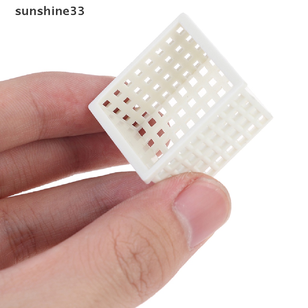 Set 3 giỏ đan thu nhỏ bằng nhựa tỉ lệ 1/12 cho nhà búp bê xinh xắn
