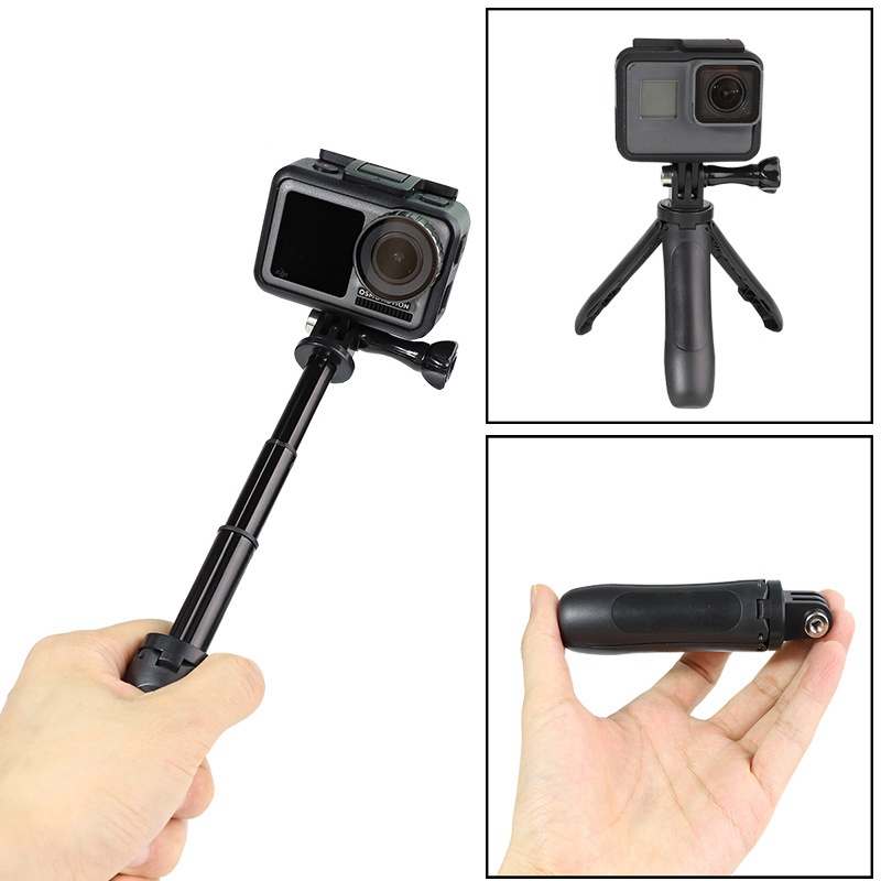 Gậy selfie mở rộng có thể kéo dài cho Gopro Hero 10 9 8 7 6 5 4 3 Yi 4k Dji Osmo Action chất lượng cao