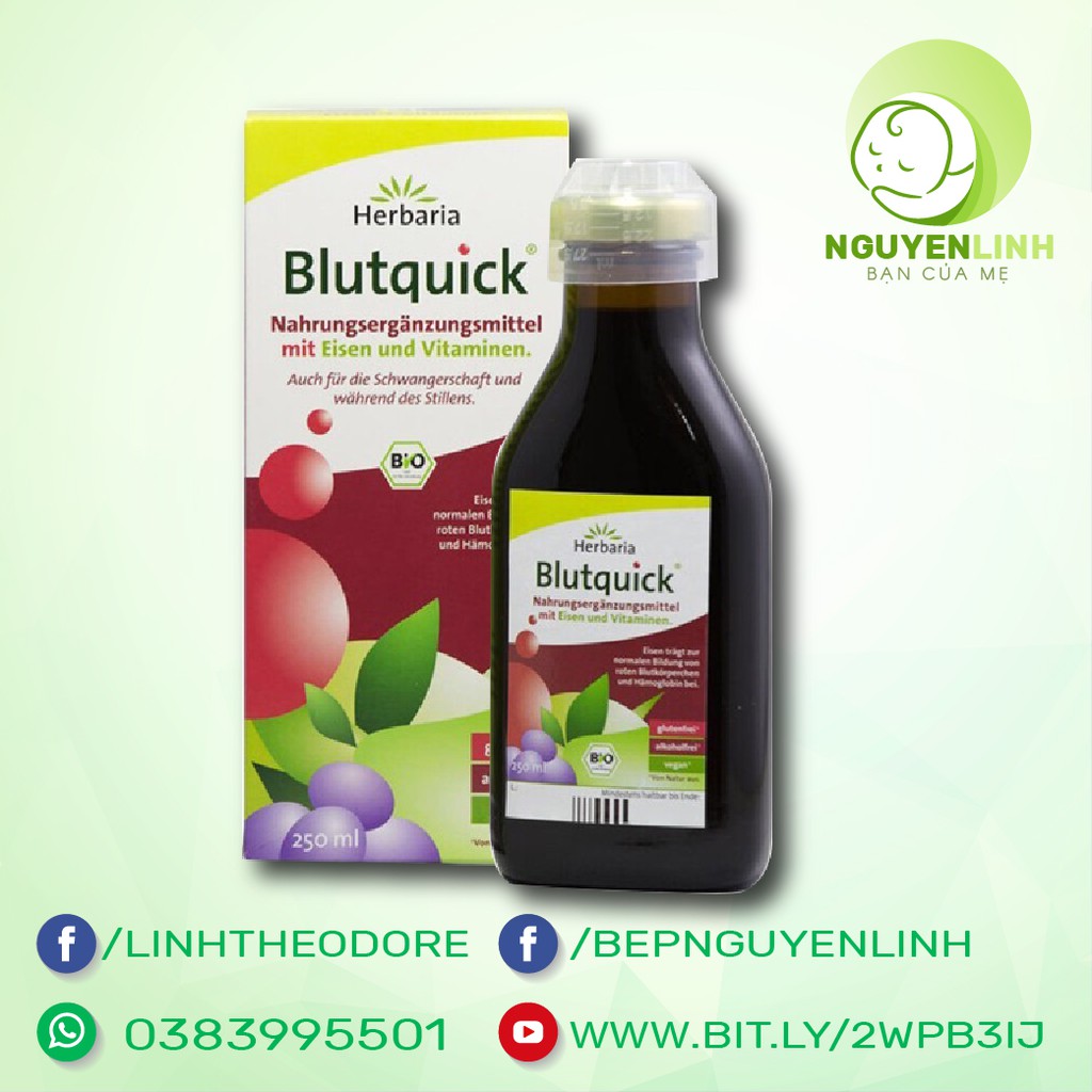 Dung dịch bổ sung sắt hữu cơ Blutquick