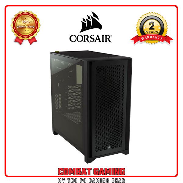 Case Máy Tính Corsair 4000D Airflow TG (Black - White)