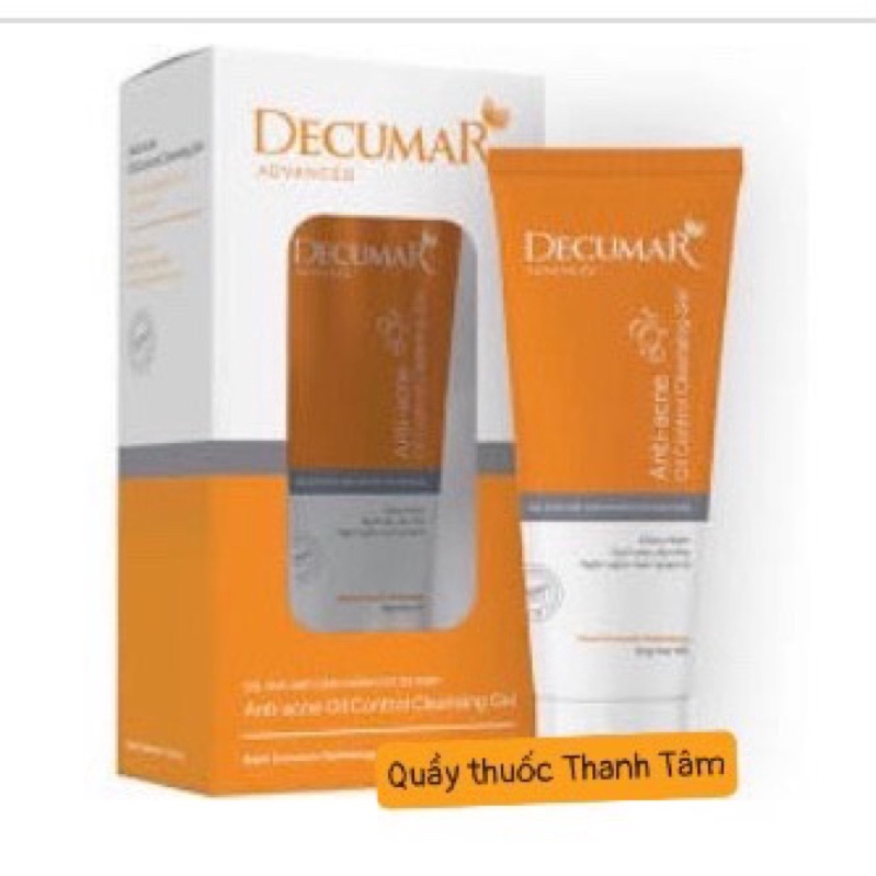 Sữa rửa mặt Decumar kiềm dầu ngừa mụn hiệu quả(dạng gel)