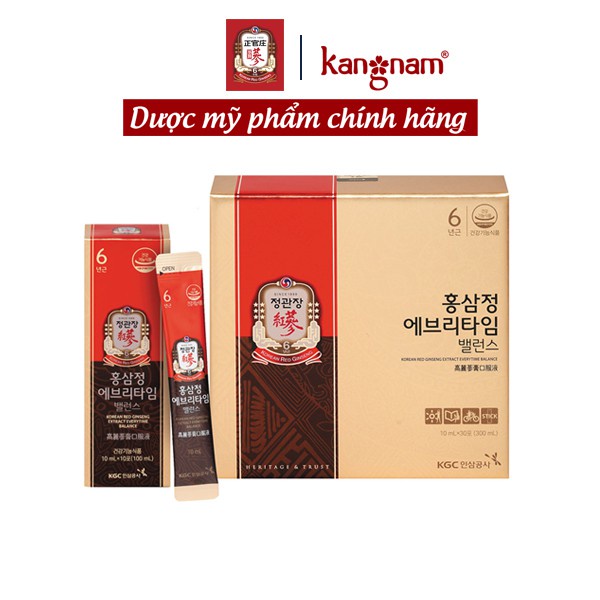 Tinh Chất Hồng Sâm Pha Sẵn Cheong Kwan Jang Extract Everytime Balance 30 gói