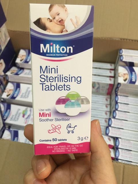 Viên tiệt trùng Milton (date mới nhất)