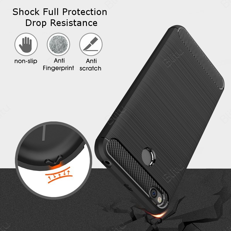 Ipaky Ốp Điện Thoại Sợi Carbon Mềm Cho Oppo A31 A33 A35 A37 A39 A57 A59 A71 A77 A83 Mirror Joy Neo 3 5 7 9 10