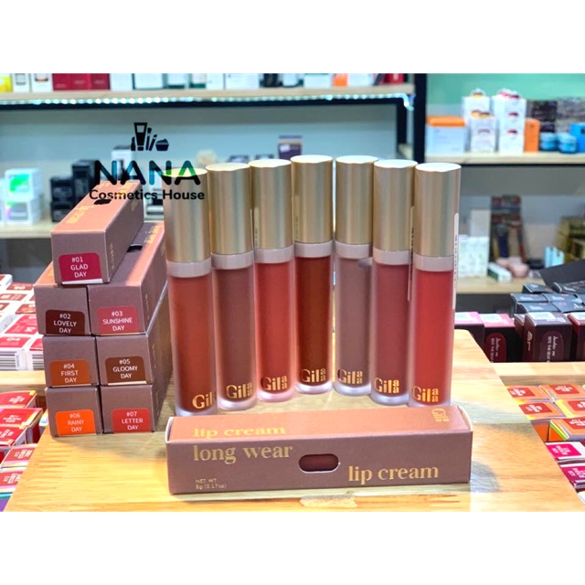 Son kem #Gilaa 𝐋𝐨𝐧𝐠 𝐖𝐞𝐚𝐫 𝐋𝐢𝐩 𝐂𝐫𝐞𝐚𝐦 & Plumping Lip Serum | BigBuy360 - bigbuy360.vn