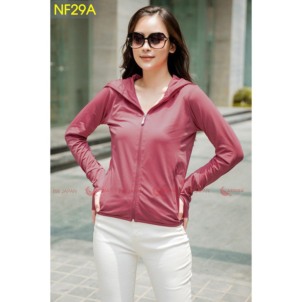 [Mã WASKT304 giảm 15% tối đa 30K đơn 99K] [SALE CỰC SỐC] Áo Chống Nắng Nữ 2 Lớp Thun lạnh Cardina Nhật Bản CHÍNH HÃNG | BigBuy360 - bigbuy360.vn