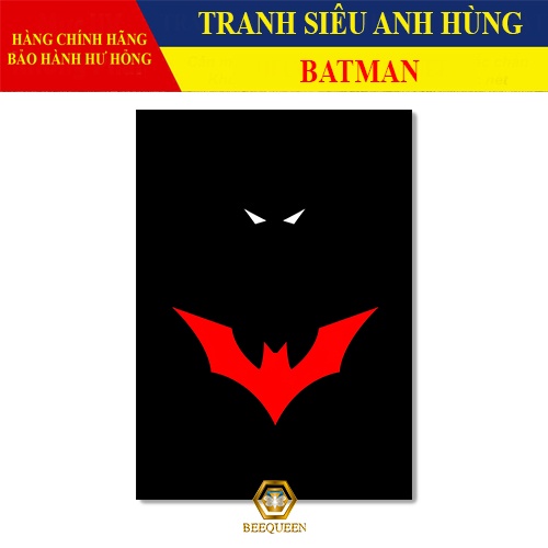 [MS26-51] Tranh Trang Trí Siêu Anh Hùng Bat Man - Tranh Treo Tường  Bat Man