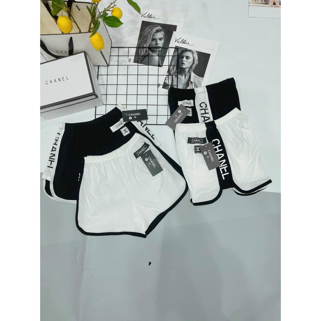 Quần short nữ Ladya chanel 2 bên hông vải đũi cao cấp thời trang M55