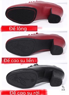 Giày khiêu vũ da đế trụ đế 5cm