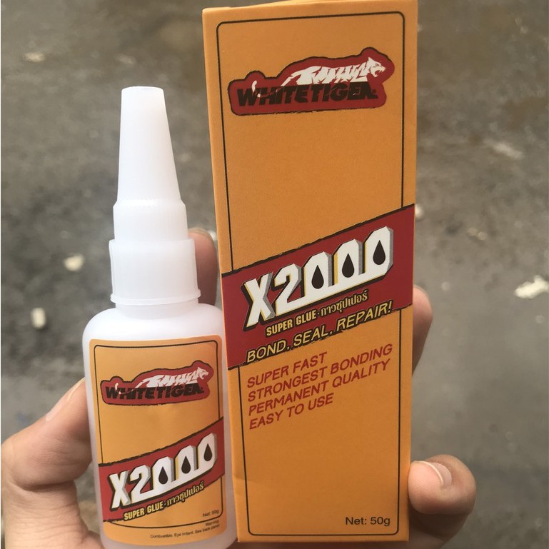 Combo 3 lọKeo dán gỗ - X2000 chính hãng,Keo siêu dính đa năng X2000 dán đá,dán sắt,kim loại