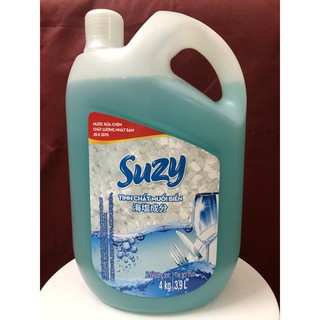 Nước rửa chén bát HỮU CƠ SUZY 4KG TINH CHẤT MUỐI BIỂN, chất lượng Nhật Bản | DISHI
