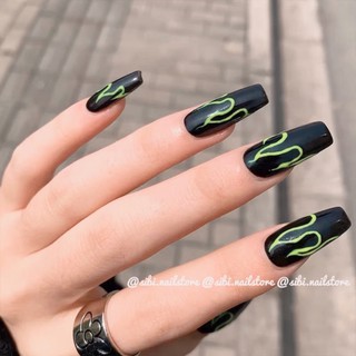 ❤️Bộ 24 Móng Tay Giả Kèm Keo Monster