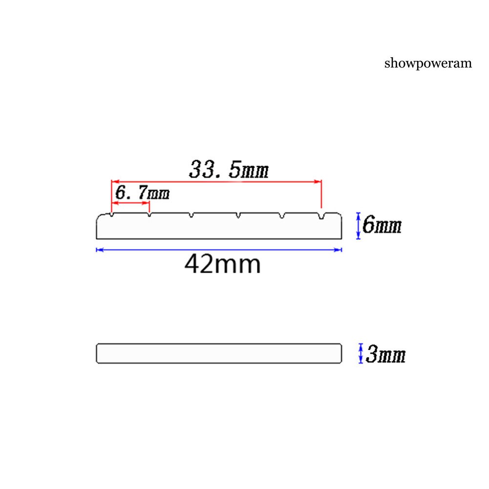 Set 5 Đai Ốc 6 Dây 42mm Bọc Cần Đàn Guitar Điện
