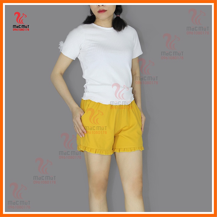 Q99 - Quần thời trang dễ thương phù hợp làm đồ mặc nhà, đồ đi ngủ, đồ tập thể thao. Quần kiểu ngắn, quần thun thể thao.